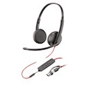 HP Poly Blackwire 3225 - Blackwire 3200 Series - headset - på