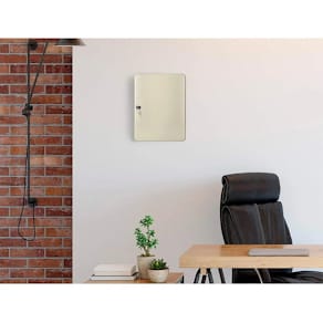 Schlüsselschrank Q-Connect, für 20 Schlüssel, grau