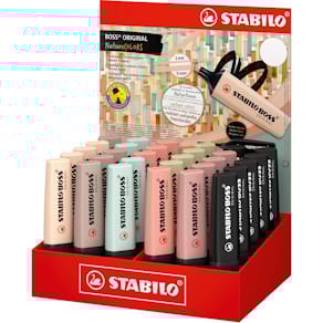 Markeerstift STABILO BOSS ORIGINAL NatureCOLORS, display van 30