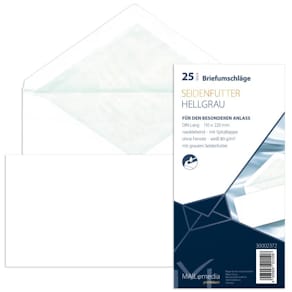 Briefumschlag MAILMEDIA DL, nassklebend, 80 g/m², weiß