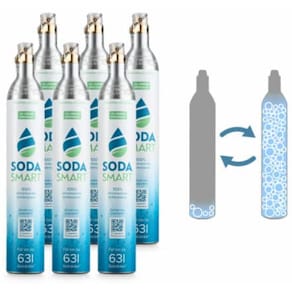 Tausch-Box SodaSmart CO₂-Zylinder, 450g Kohlensäure (6 Stück)