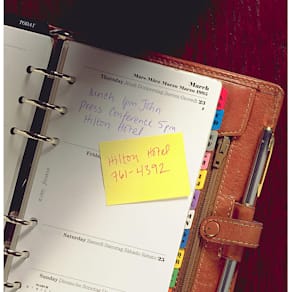Notes POST-IT 100% recy 38x51mm gul 6/fp