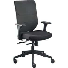 Bürodrehstuhl Dauphin to-sync comfort task, Armlehnen, schwarz