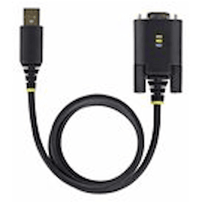 StarTech.com 6.6ft/2m USB to Null Modem Serial Adapter Cable,