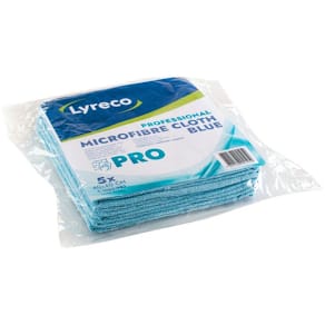 Microfiberduk LYRECO P 40x40cm blå 5/fp