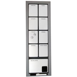 Planeringstavla Vecka Silver, 20x60cm