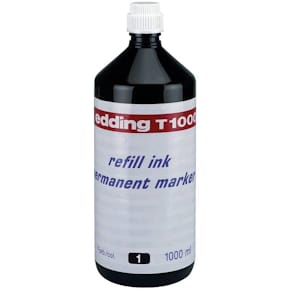 Nachfülltinte edding, 1000 ml, schwarz