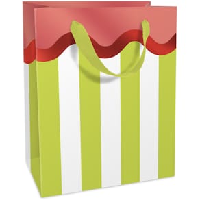 Geschenktragetasche BRAUN+COMPANY Adria, pink/grün