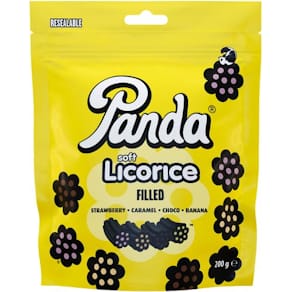 Godteri PANDA Lakris fylt 200g