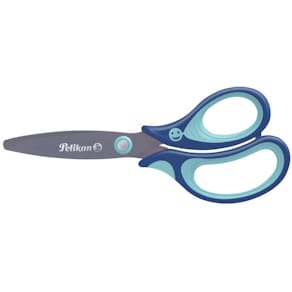 Schulschere Pelikan Griffix, blau, für Rechtshänder, 14 cm