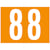 Codetab Jalema 8, rol van 500 tabs, oranje