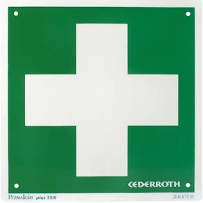 Första Hjälpen-skylt CEDERROTH