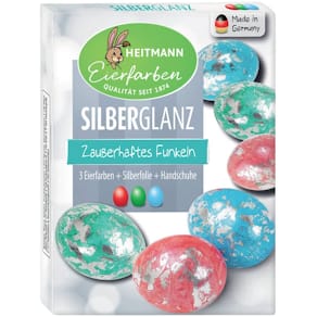 Ostereierfarbe Heitmann Eierfarben Silberglanz