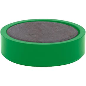 Tafelmagnete Q-Connect, 10 Stück, Ø 35 mm, grün