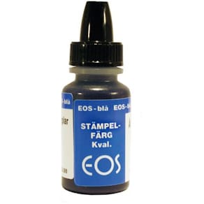 Stämpelfärg EOS Blå, för självfärgande stämplar