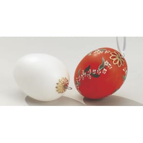 Plastägg Vit, 25/fp