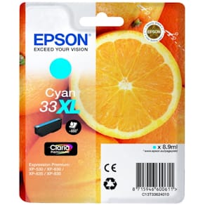 Inkjetpatrone Epson Nr. 33XL, cyan