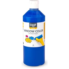 Fönsterfärg CREALL 500ml blå
