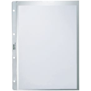 Prospekthülle Leitz genarbt, A4, 4-fach Lochung, farblos