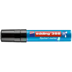 Flipchartmarker edding 388, 4–12 mm, schwarz