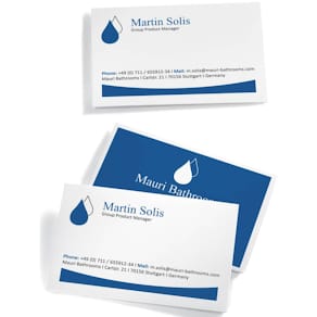 Visitenkarte Sigel 3C, hochweiß, 100 Karten, beidseitig