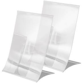 Tischaufsteller Sigel, A5, klappbar, glasklar