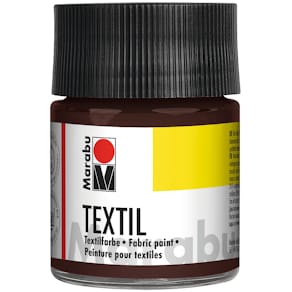 Textilfarbe Marabu Textil, dunkelbraun, 50 ml