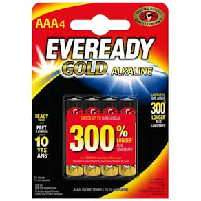 Batteri EVEREADY GOLD AAA/LR3 (4)