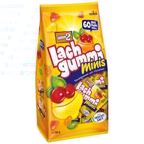 Fruchtgummis NIMM2 Lachgummi Minis, 60 Mini Packs