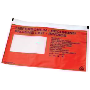 Begleitpapiertasche DOCUFIX C5 SK, rot, 250 St.