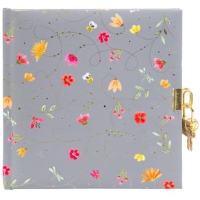 Tagebuch TURNOWSKY Summer Day, grau, 96 Seiten, mit Schloss