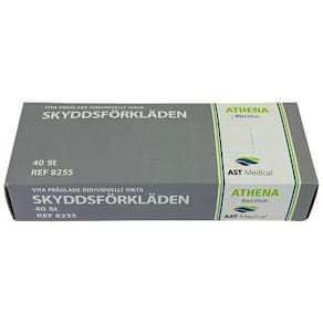 Förkläde 80x125cm box vit40/fp