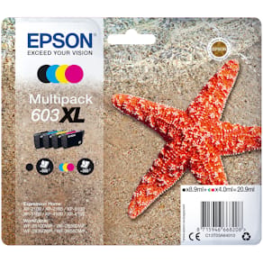 Bläckpatron EPSON T03U 603XL 4-färg 4/fp