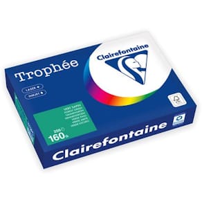 Kopipapir TROPHEE A4 160g mørkgrønn(250)