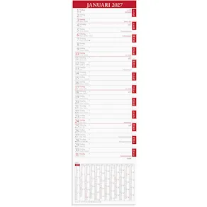 Stor Bordskalender med flik 2027
