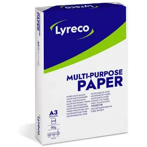 Kopieringspapper LYRECO Multi A3 80g oh 500/fp