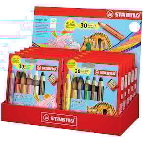 Farbstiftetui STABILO Woody, 6 St., sortiert