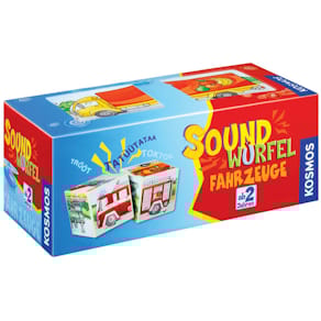 Soundwürfel KOSMOS Fahrzeuge, 2 Stück, ab 2 Jahren