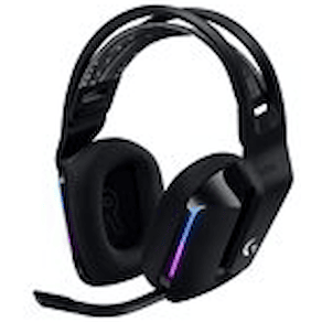 G733 LIGHTSPEED Wireless RGB Gaming Headset, Black