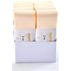 Taftband GOLDINA Basic, 40mm x 3m, creme