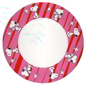 Motivteller Braun + Company Neon Snoopy, 10 St., rosa/weiß