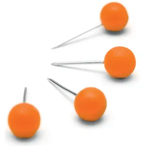 Nålar t Anslagstavla Nobo, orange (100)