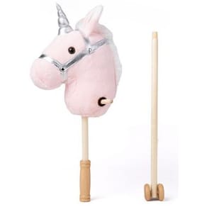 Käpphäst Enhörning vit 100cm