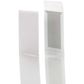 Kuverter hvide kortsideåbne, selvklæbende, 125 stk