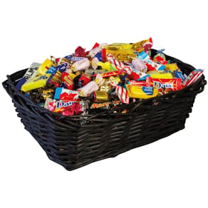 Godis Presentkorg svart inlaget 3,5kg