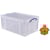 Opbergdoos Really Useful Box 64 liter, transparant, per stuk