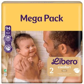 Blöja LIBERO Comfort 2 3-6kg 94/fp