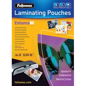 Lamineerhoezen Fellowes, ft 210 x 297 mm, 160 micron (2 x 80)