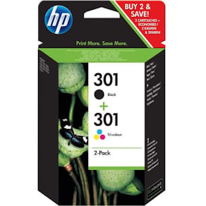 Bläckpatron HP N9J72AE 301 bk/cl 2/fp