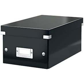 Archivbox Leitz Click & Store WOW, für 20 DVDs, schwarz